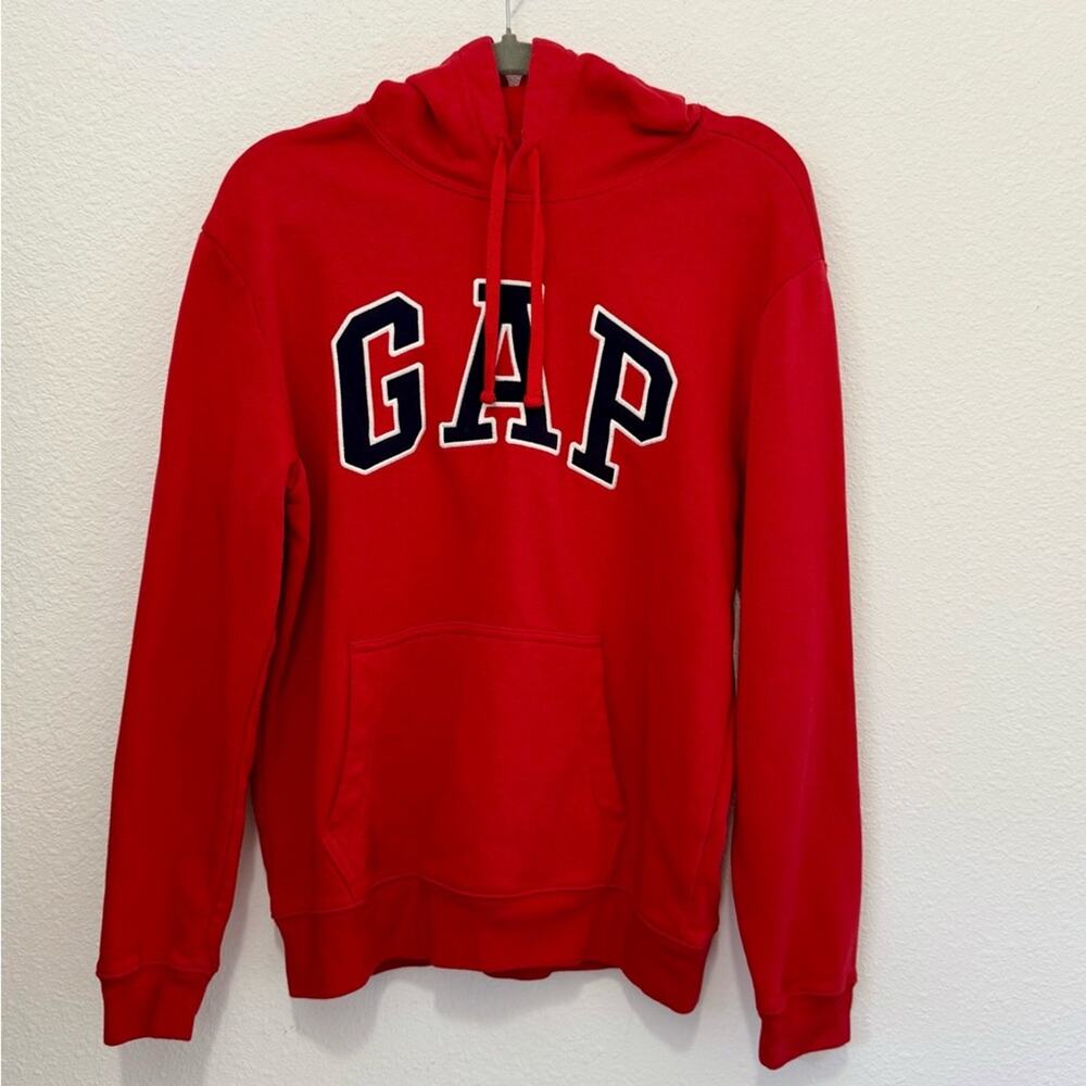 GAP Men's Hoodie Sweater Red NWOT Medium - Picture 2 of 6